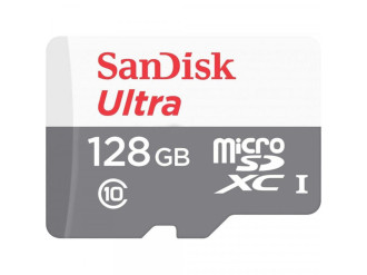 microSDXC (UHS-1) SanDisk Ultra 128Gb class 10 A1 (100Mb/s) (adapter SD)