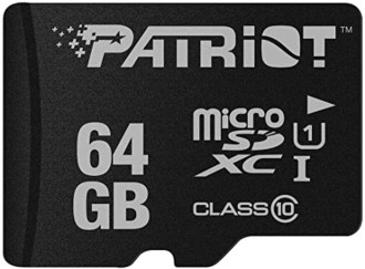 microSDXC (UHS-1) Patriot LX Series 64Gb class 10