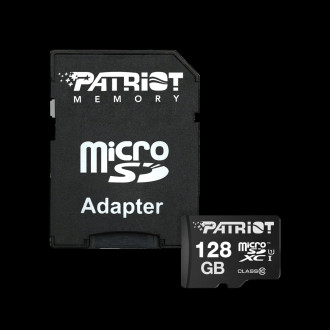 MicroSDXC (UHS-1) Patriot LX Series 128Gb class 10 (adapter SD) Patriot