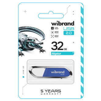 Flash Wibrand USB 2.0 Aligator 32Gb Blue Wibrand