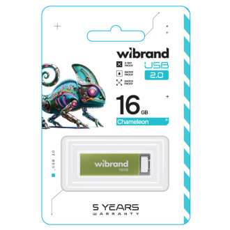 Flash Wibrand USB 2.0 Chameleon 16Gb Light green Wibrand