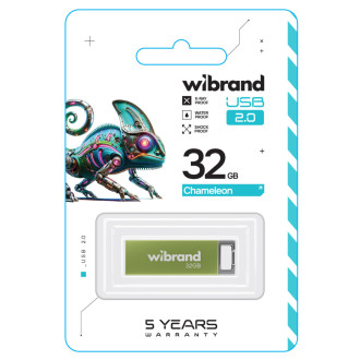 Flash Wibrand USB 2.0 Chameleon 32Gb Light green Wibrand