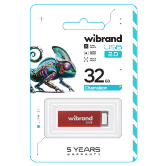 Flash Wibrand USB 2.0 Chameleon 32Gb Red Wibrand