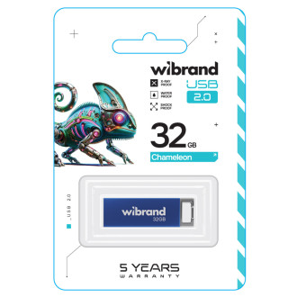 Flash Wibrand USB 2.0 Chameleon 32Gb Blue