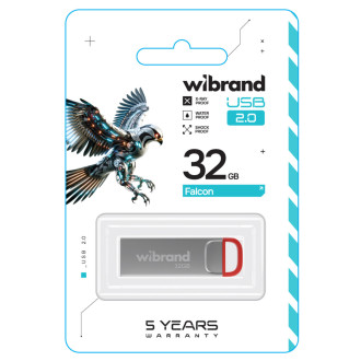 Flash Wibrand USB 2.0 Falcon 32Gb Red Wibrand