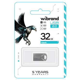 Flash Wibrand USB 2.0 Hawk 32Gb Silver Wibrand