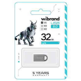 Flash Wibrand USB 2.0 Lynx 32Gb Silver Wibrand