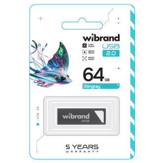 Flash Wibrand USB 2.0 Stingray 64Gb Grey Wibrand