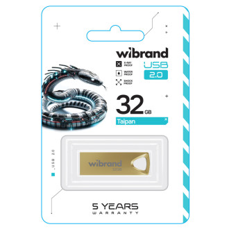 Flash Wibrand USB 2.0 Taipan 32Gb Gold Wibrand