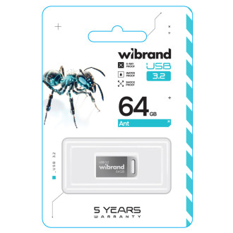 Flash Wibrand USB 3.2 Gen1 Ant 64GB Silver Wibrand