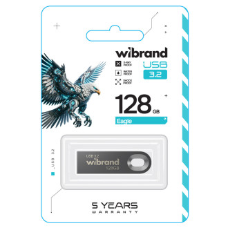 Flash Wibrand USB 3.2 Gen1 Eagle 128GB Grey Wibrand