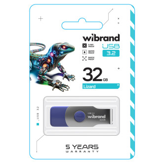 Flash Wibrand USB 3.2 Gen1 Lizard 32GB Light Blue Wibrand