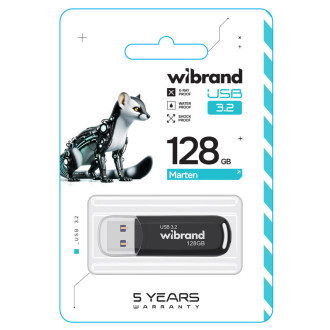 Flash Wibrand USB 3.2 Gen1 Marten 128GB Black Wibrand