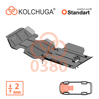 Захист двигуна Haval  H5 2011- Kolchuga Standart (1.0380)