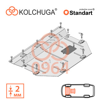 Захист двигуна Mazda CX-30 2019- Kolchuga Standart (1.0964)