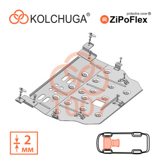 Захист двигуна CItroen C4 2020- Kolchuga ZiPoFlex (2.1007)