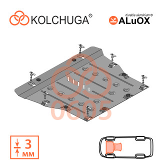 Захист двигуна Volvo XC60 2017- Kolchuga ALuOX (3.0605)