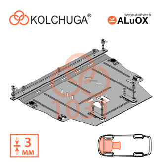 Захист двигуна Ford Kuga 2019- Kolchuga ALuOX (3.1031)