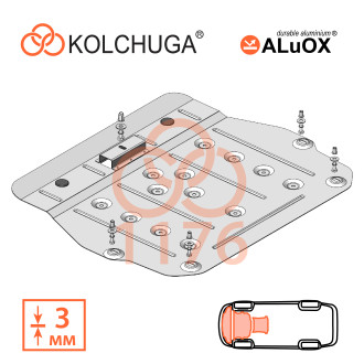 Захист двигуна Toyota Rav 4 2018- Kolchuga ALuOX (3.1176)