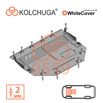 Захист двигуна Mazda CX-5 2012-2017- Kolchuga WhiteCover (4.0559)