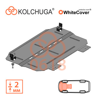 Захист двигуна CItroen C3 2016- Kolchuga WhiteCover (4.0618)