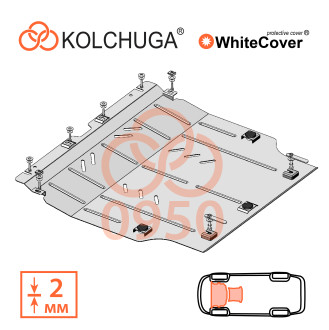 Захист двигуна Toyota Corolla 2019- Kolchuga WhiteCover (4.0950)