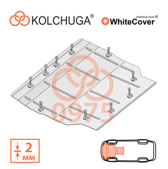 Захист двигуна Land Rover   Discovery Sport 2019- Kolchuga WhiteCover (4.0975)