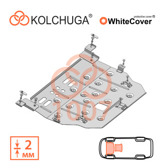 Захист двигуна CItroen C4 2020- Kolchuga WhiteCover (4.1007)