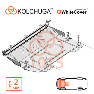 Захист двигуна CItroen C3 2016- Kolchuga WhiteCover (4.1015)