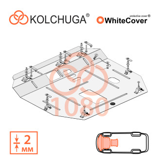 Захист двигуна Haval  H6 2020- Kolchuga WhiteCover (4.1080)