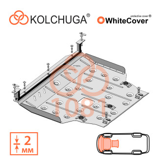 Захист двигуна Haval  Jolion 2020- Kolchuga WhiteCover (4.1081)