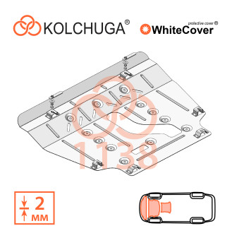 Захист двигуна Lexus  NX 200 2014-2021 Kolchuga WhiteCover (4.1138)