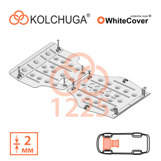 Захист двигуна Subaru Forester 5 2018- Kolchuga WhiteCover (4.1225)
