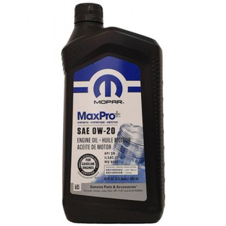 Моторна олива  MaxPro+ Mopar 0W-20