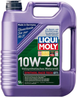 Моторна олива  SYNTHOIL RACE TECH GT1 Liqui Moly 10W-60