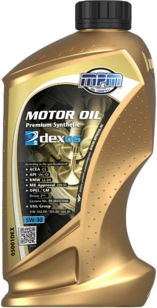 Моторна олива  Motoroil Premium Synthetic GM Dexos II MPM 5W-30