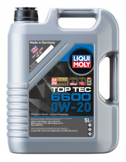 Моторна олива  TOP TEC 6600 Liqui Moly 0W-20