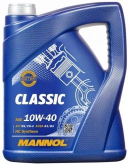 Моторна олива  CLASSIC HC Synthese engine oil Mannol 10W-40