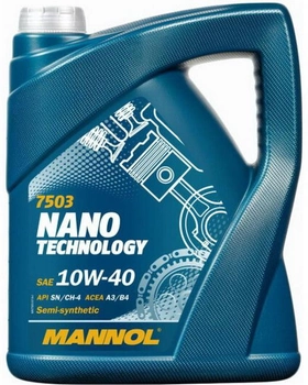 Моторна олива  NANO TECHNOLOGY Mannol 10W-40