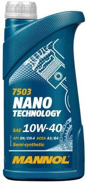 Моторна олива  NANO TECHNOLOGY Mannol 10W-40