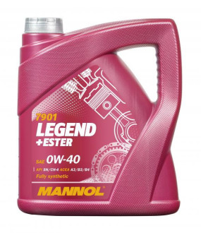 Моторна олива  LEGEND+ESTER Mannol 0W-40