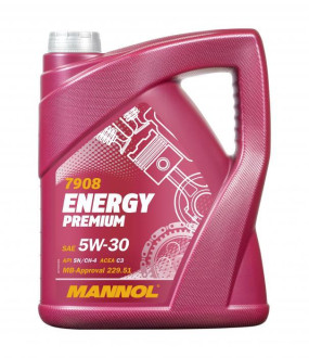 Моторна олива  ENERGY PREMIUM Mannol 5W-30