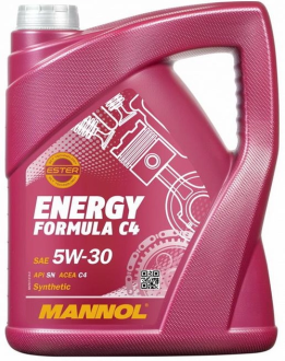 Моторна олива  ENERGY FORMULA C4 Mannol 5W-30