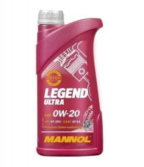 Моторна олива  LEGEND ULTRA Mannol 0W-20