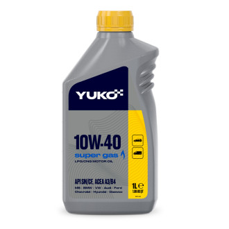 Моторна олива  SUPER GAS  YUKO 10W-40