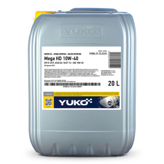 Моторна олива  MEGA HD YUKO 10W-40