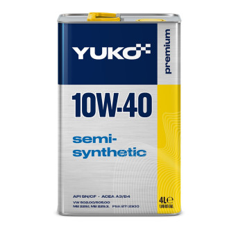 Моторна олива  SEMISYNTHETIC 

 YUKO 10W-40