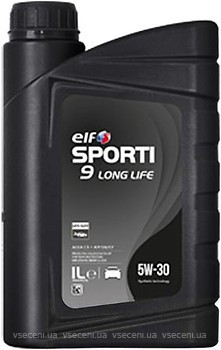 Моторна олива  SPORTI 9 LONG LIFE  ELF 5W-30