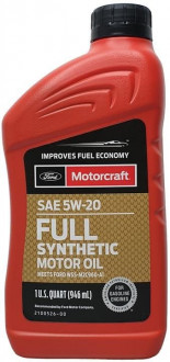 Моторна олива  MOTOCRAFT Full Synthetic Motor Oil FORD 5W-20