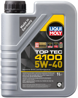 Моторна олива  Top Tec 4100 Liqui Moly 5W-40